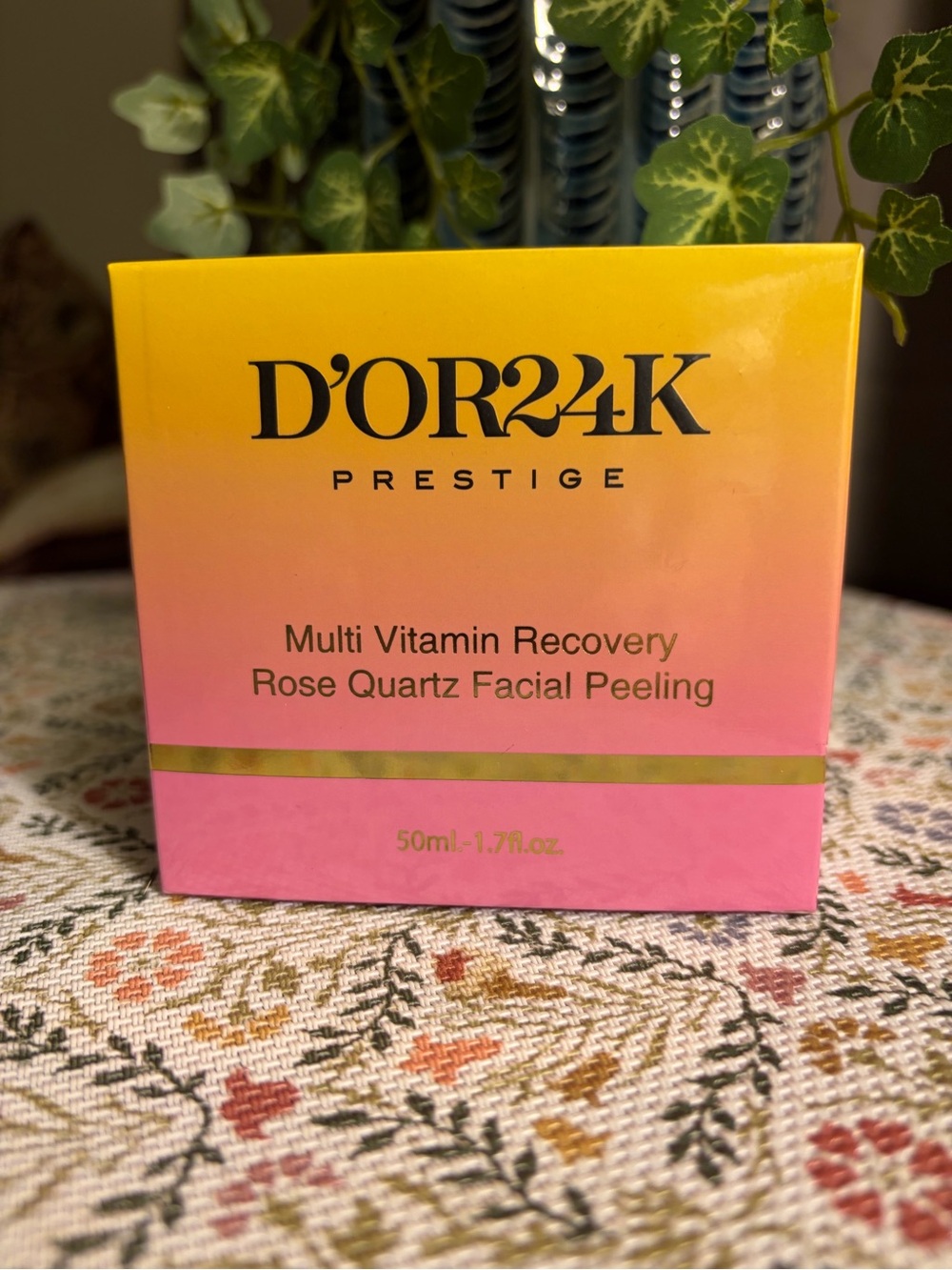 D'OR24K Prestige Rose Quartz Multi-Vitamin Recovery Facial Peeling — NEW!